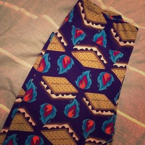 Rare LuLaRoe s’mores leggings TC